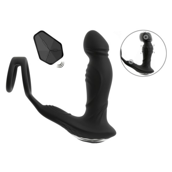 Rebel - Vibrador Prostático Empurrador (preto)