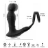 Rebel - vibrador próstata com movimento de impulso - silicone preto
