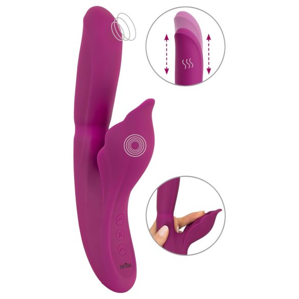Javida - Vibrador 4 em 1 Estimulador de Ponto G e Clitóris (Roxo)