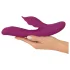Javida - vibrador ponto G e clitóris 4 em 1 - silicone roxo
