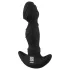 ANOS - vibrador próstata com anel estimulador - silicone preto