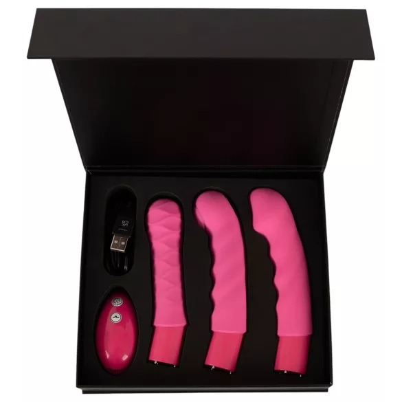 VibePad Rideon - vibrador cavalgar ponto G e clitóris pulsante - silicone rosa