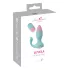 Beau Coeur Juvela - plug anal vibratório - silicone turquesa