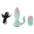 Beau Coeur Juvela - plug anal vibratório - silicone turquesa