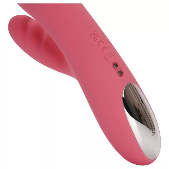 Svakom Avery - vibrador com braço clitoriano recarregável - rosa