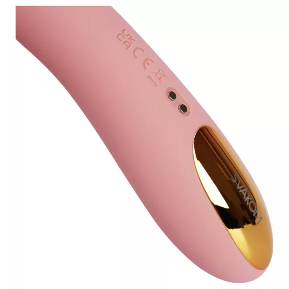 Svakom Ava Neo - vibrador de ponto G com movimento de vai-e-vem inteligente controlado por app (rosa)
