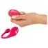 Beau Coeur Coral - ovo vibratório com controlo remoto (rosa)