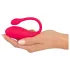 Beau Coeur Coral - ovo vibratório com controlo remoto (rosa)
