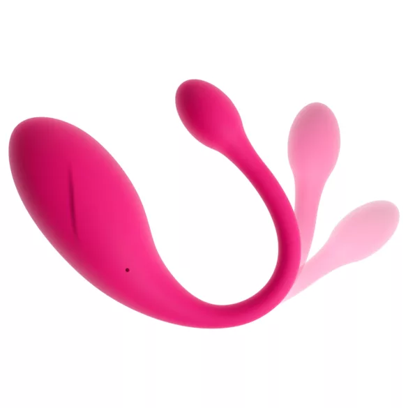 Beau Coeur Coral - ovo vibratório com controlo remoto (rosa)