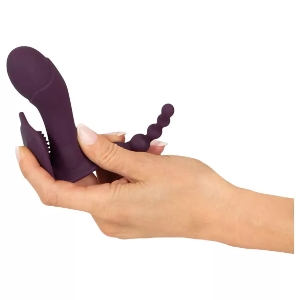 Beau Coeur Ariva - vibrador calcinha 3 em 1 - roxo