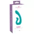 Beau Coeur Naira - vibrador ponto G e clitóris - silicone verde
