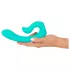 Beau Coeur Naira - vibrador ponto G e clitóris - silicone verde