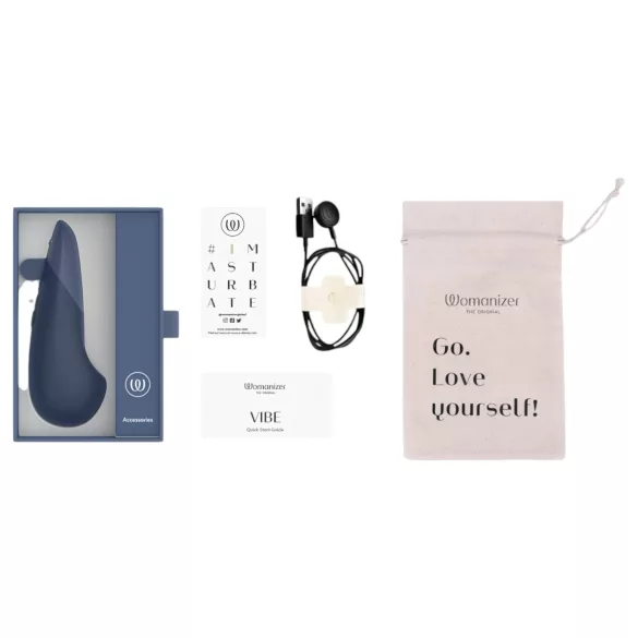 Womanizer Vibe - vibrador clitóris - azul