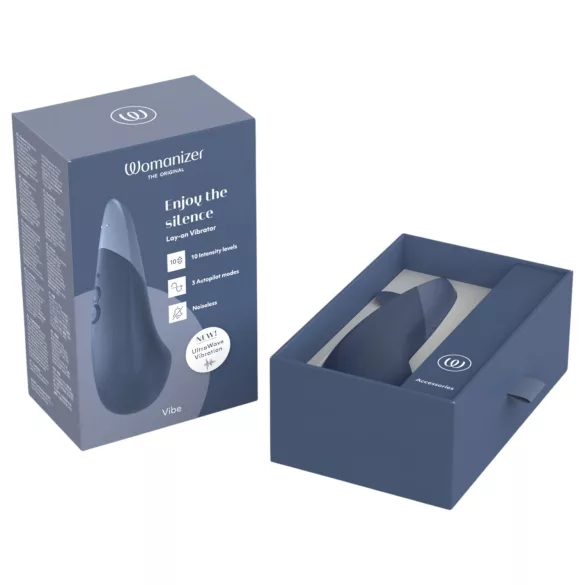 Womanizer Vibe - vibrador clitóris - azul