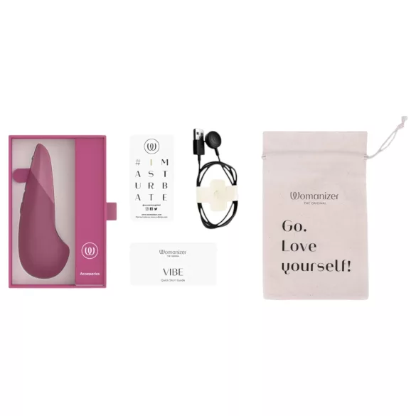 Womanizer - vibrador clitóris - recarregável - silicone rosa