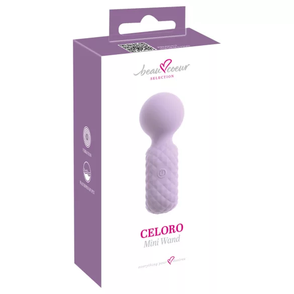 Beau Coeur Celoro - mini vibrador massageador - roxo