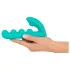 Beau Coeur Sylora - vibrador 2 em 1 com pérolas (verde)