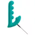 Beau Coeur Sylora - vibrador 2 em 1 com pérolas (verde)