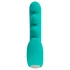 Beau Coeur Sylora - vibrador 2 em 1 com pérolas (verde)