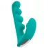 Beau Coeur Sylora - vibrador 2 em 1 com pérolas (verde)