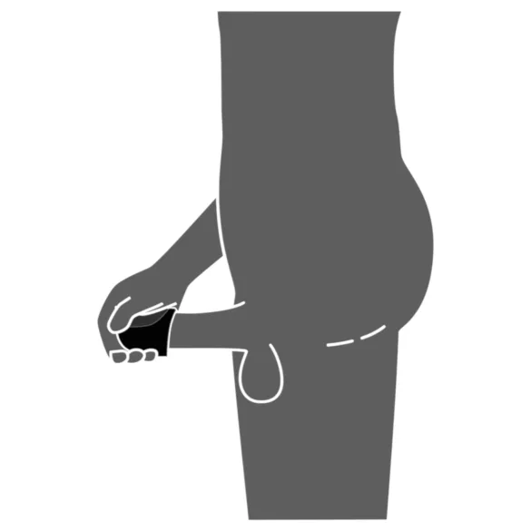 Rebel - vibrador peniano à prova d'água - preto