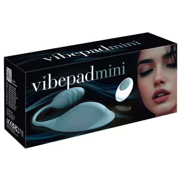 VibePad Mini - almofada vibratória dupla motor - silicone turquesa