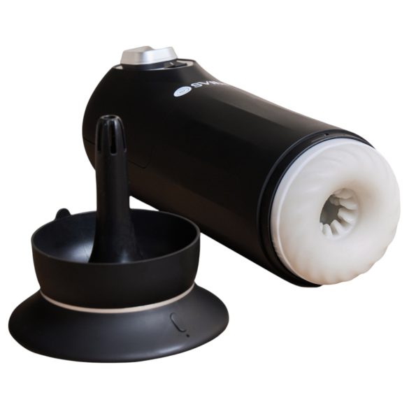 Snail Vibe Jet - Masturbador com função de aquecimento e movimento de impulso (preto)