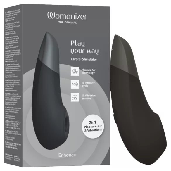 Womanizer - sugador de clitóris com ondas de ar - preto