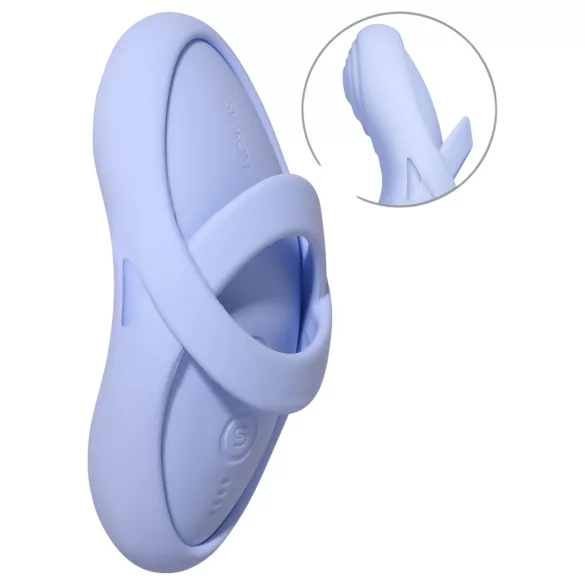 Svakom Echo 2 - vibrador de dedo inteligente - silicone azul