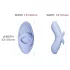Svakom Echo 2 - vibrador de dedo inteligente - silicone azul