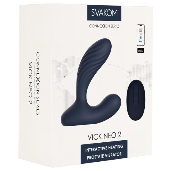 Svakom Vick Neo 2 - inteligente vibrador anal (azul)