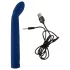 Smile - vibrador ponto G curvado - silicone azul