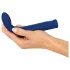 Smile - vibrador ponto G curvado - silicone azul
