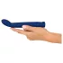 Smile - vibrador ponto G curvado - silicone azul