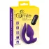 Smile - vibrador anal e estimulador de clitóris 2 em 1 - silicone roxo