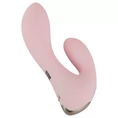   Beau Coeur Cerya - vibrador mini com estimulador clitóris - cor rosa claro