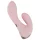 Beau Coeur Cerya - vibrador mini com estimulador clitóris - cor rosa claro