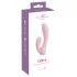 Beau Coeur Cerya - vibrador mini com estimulador clitóris - cor rosa claro