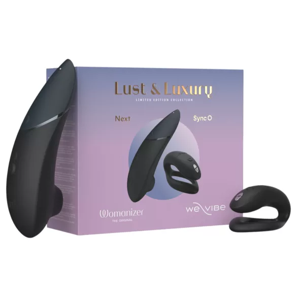Womanizer Lust&Luxury - vibrador clitóris e casal - preto