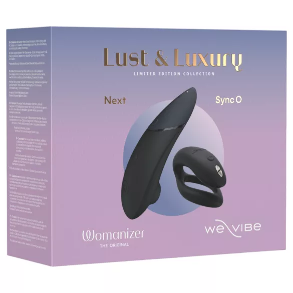 Womanizer Lust&Luxury - vibrador clitóris e casal - preto