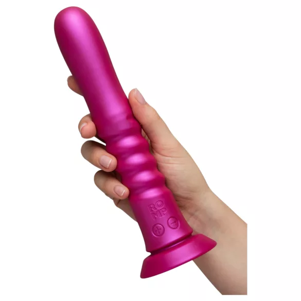 ROMP Jiggle - vibrador empurrador com ventosa (rosa)