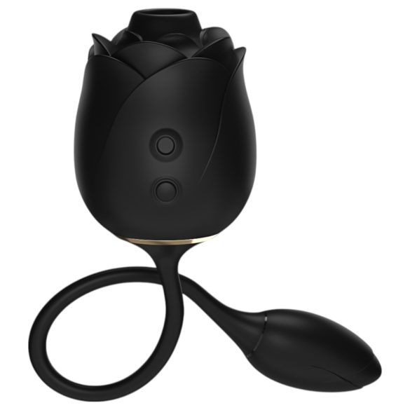 As Cinquenta Sombras de Cinza - Sugador de Clitóris e Ovo Vibratório (Preto)