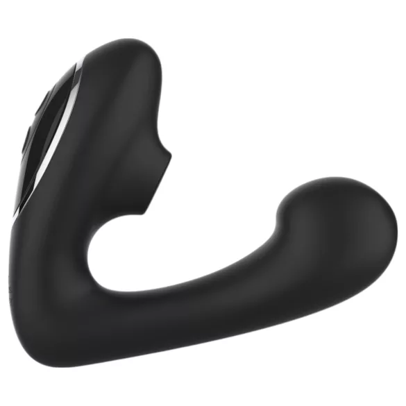 Greedy Girl - vibrador ponto G - recarregável silicone preto