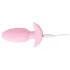 Cuties Mini - plug anal vibratório - silicone - rosa