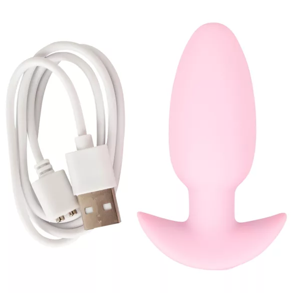 Cuties Mini - plug anal vibratório - silicone - rosa