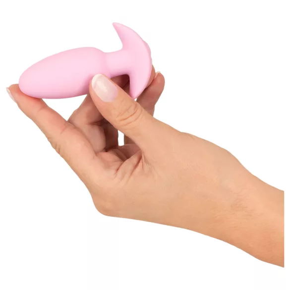 Cuties Mini - plug anal vibratório - silicone - rosa