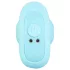 Cuties Mini - plug anal vibratório - silicone azul
