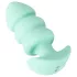 Cuties Mini - plug anal vibratório com esferas - silicone verde