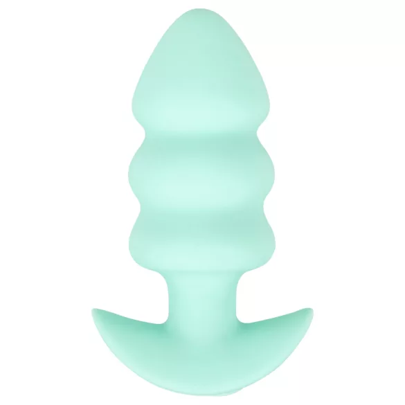 Cuties Mini - plug anal vibratório com esferas - silicone verde