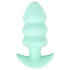Cuties Mini - plug anal vibratório com esferas - silicone verde